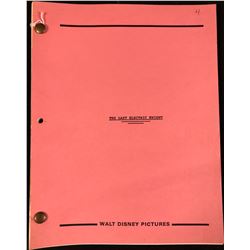 The Last Electric Knight (Disney Productions 1986) - Original Production Used Script