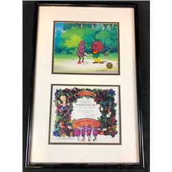 The California Raisin Show (1989–1990) - Original Framed Raisin Animation Cel