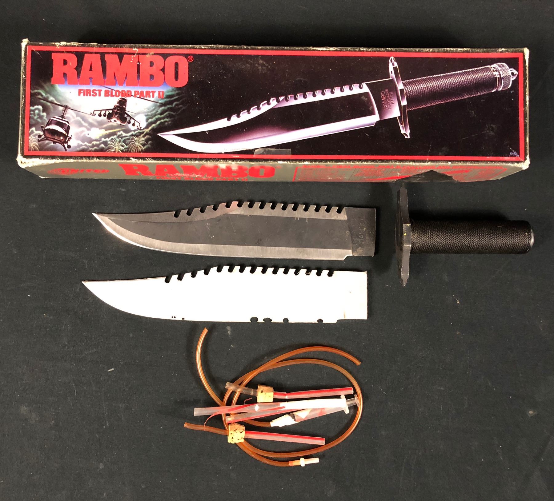 Hot Shot Rambo Hot Shots! Part Deux (1993) - Charlie Sheen Rambo Knife Set
