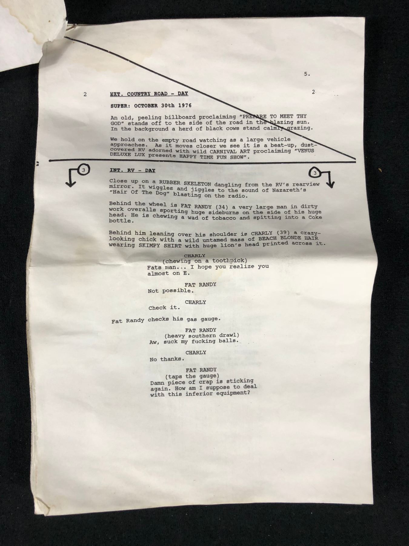 31 (Rob Zombie 2016) - Pocket Script For Opening Scene