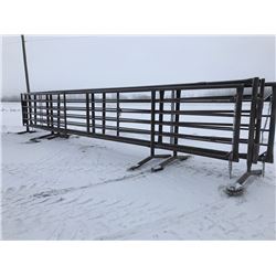 30' Free standing Panels w/ 10' gates - 2 Total *Sold as One Lot*