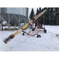 Westfield 80-36 Grain Auger, c/w mover, 25 hp Kohler motor, elec. start, hyd. winch, vg condition.