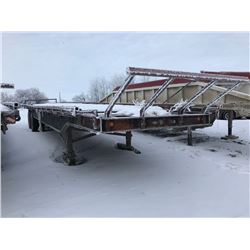 45' High boy hay trailer, hay extensions fornt side and back, sold as is w/o safety