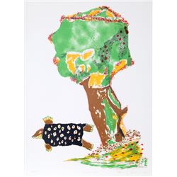 Benny Andrews, Turtle Dove, Lithograph