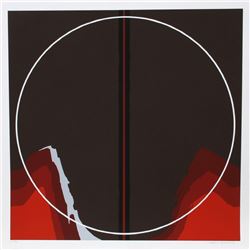 Thomas W. Benton, Earth Series Red II, Silkscreen