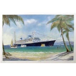David Brackman, Caribbean, Lithograph