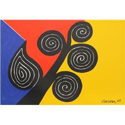 Alexander Calder, Autumn, Lithograph