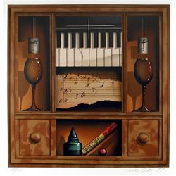 James Carter, Music Box (Piano), Serigraph
