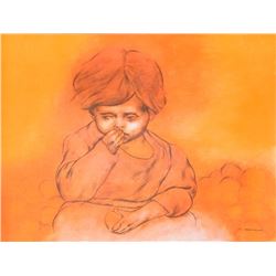 Rafael Coronel, Portrait XV from  the Galeria de Arte Misrachi Portfolio, Print