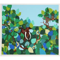 Aymon de Roussy de Sales, The Elephant, Serigraph