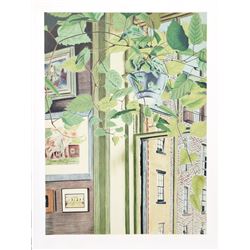 Henry Fonda, Hanging House Plant, Lithograph