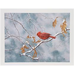 Chris Forrest, Winter Oak, Lithograph