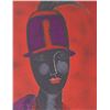 Image 1 : Franco Gentilini, Testa con Cappello Rosso, Lithograph