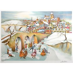 Ari Gradus, Winter Fantasy, Lithograph