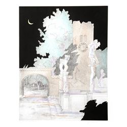 Susan Hall, Psyche & Armour, Aquatint Etching