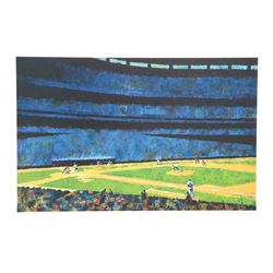 Howard Koslow, Sunday at Shea, Lithograph