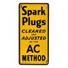 Image 1 : AC Spark Plugs Cleaned & Adjusted Tin Sign