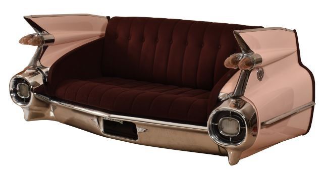 1959 Pink Cadillac Sofa