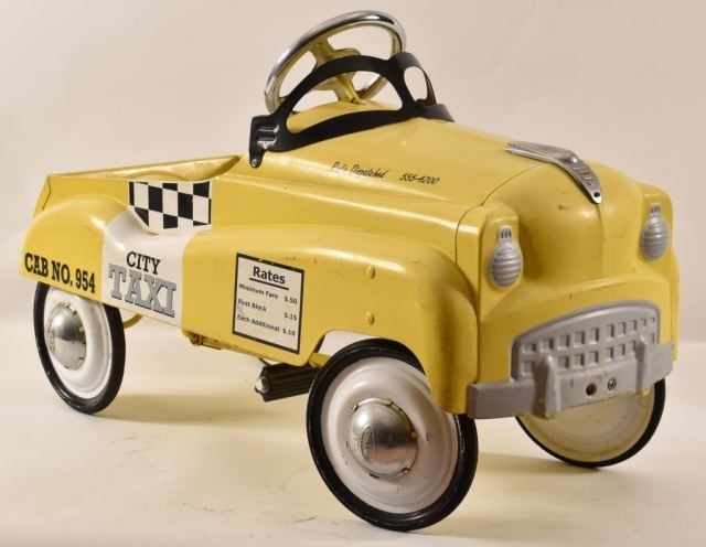 INSTEP Yellow Taxi Pedal Car