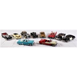 Collection of Danbury & Franklin Mint Cars.