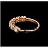 Image 3 : 0.35 ctw Diamond Ring - 14KT Rose Gold