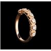 Image 4 : 0.35 ctw Diamond Ring - 14KT Rose Gold