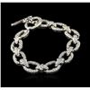 Image 1 : 18KT White Gold 2.64 ctw Diamond Bracelet