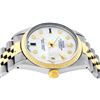 Image 6 : Rolex Mens 2 Tone 14K MOP Diamond 36MM Datejust Wristwatch