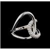 Image 1 : 0.32 ctw Diamond Ring - 14KT White Gold