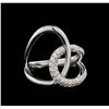 Image 2 : 0.32 ctw Diamond Ring - 14KT White Gold