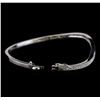 Image 3 : 1.05 ctw Diamond Bangle Bracelet - 14KT White Gold