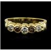 Image 2 : 14KT Yellow Gold 0.58 ctw Diamond Ring