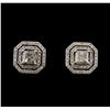 Image 1 : 2.14 ctw Diamond Earrings - 14KT White Gold