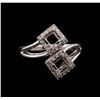 Image 2 : 0.33 ctw Diamond Ring - 14KT White Gold