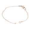 Image 2 : 0.15 ctw Diamond "I Love You" Bracelet - 14KT Rose Gold