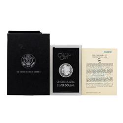 1885-CC $1 Morgan Silver Dollar Coin Uncirculated GSA w/Box & COA