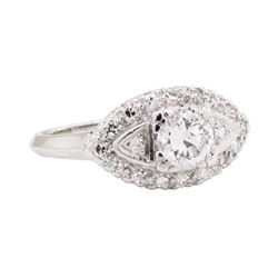 0.66 ctw Diamond Ring - Platinum