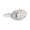 Image 1 : 0.66 ctw Diamond Ring - Platinum