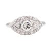 Image 2 : 0.66 ctw Diamond Ring - Platinum