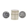 Image 1 : Roll of (20) Brilliant Uncirculated 1964 Kennedy Half Dollar Coins