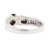 Image 3 : 1.69 ctw Sapphire And Diamond Ring - Platinum