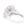 Image 3 : 2.24 ctw Tanzanite And Diamond Ring - 14KT White Gold