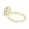 Image 3 : 2.55 ctw Blue Topaz Ring - 14KT Yellow Gold