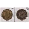 Image 1 : Lot of 1883 & 1884-S $1 Morgan Silver Dollar Coins