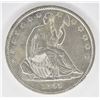Image 1 : 1865-S SEATED HALF DOLLAR, AU RARE CIVIL WAR DATE