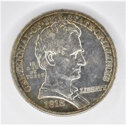 1918 LINCOLN COMMEM HALF