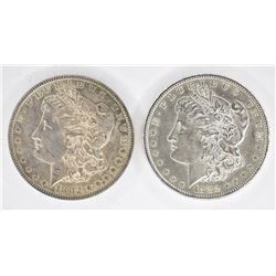 1882 & 1882-S CH BU MORGAN DOLLARS