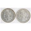 Image 1 : 1888 & 1899-O CH BU MORGAN DOLLARS