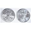 Image 1 : 2-GEM BU 2018 AMERICAN SILVER EAGLES