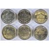 Image 2 : 6-BU 1944-D SILVER JEFFERSON NICKELS
